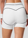 ZASUWA Female Contrast Color Push-lift Leggings
