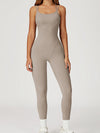 ZASUWA Female Sexy Cross Back Flare Jumpsuit