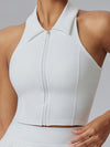 ZASUWA Female Zipper Lapel Tank