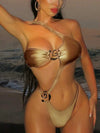 ZASUWA Female Gloosy Cutout One Piece