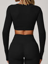 ZASUWA Female Sexy Hollow Out Long Sleeves