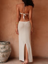 ZASUWA Female Sexy Backless Without Bikini Set Cover Up Dress