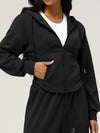 ZASUWA Female Zipper Pocket With Hat Jacket