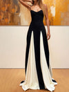 ZASUWA Female Sexy Contrast Color Mesh Without Bikini Set Cover Up Dress