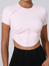 ZASUWA Female Super “Future Interstellar” Stitch Performance Short Sleeves