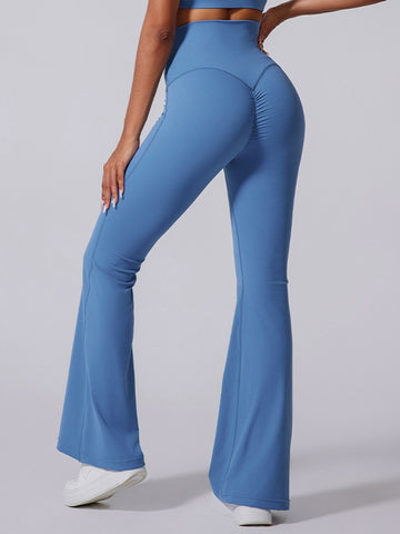 ZASUWA Female Super High-rise Scrunch Bum Flare Leggings