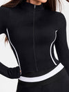 ZASUWA Female Fishnet Zipper Jacket