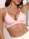 ZASUWA Female Leopard Print Cross Back Sports Bras