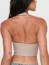 ZASUWA Female Faux Leather Corset Tank