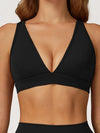 ZASUWA Female Backless V Collar Sports Bras