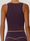 ZASUWA Female Contrast Color Stripes Sports Bras