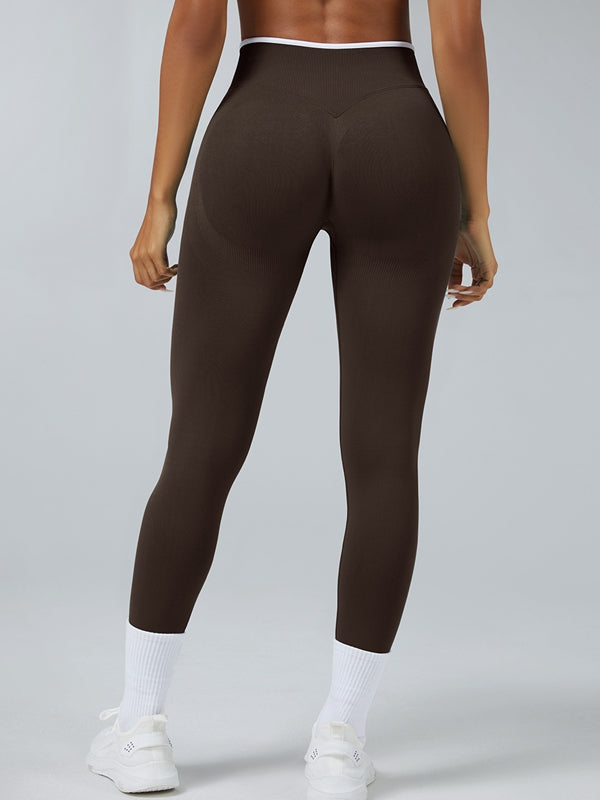 Stripes Seamless High-rise Leggings