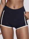 ZASUWA Female Contrast Color Stripes Cutout Pocket Short Traksuit