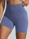 ZASUWA Female Tie Dye High-rise Shorts