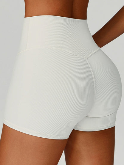 Ribbed High-rise Leggings