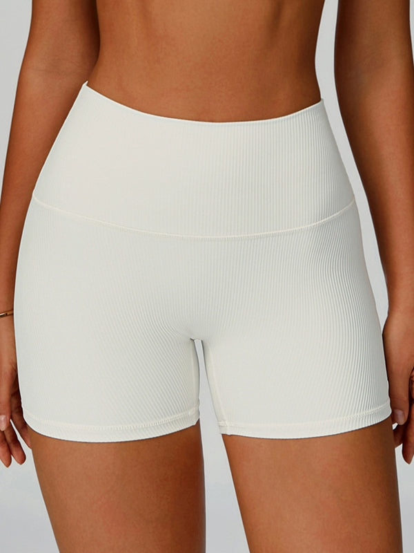 Ribbed High-rise Leggings