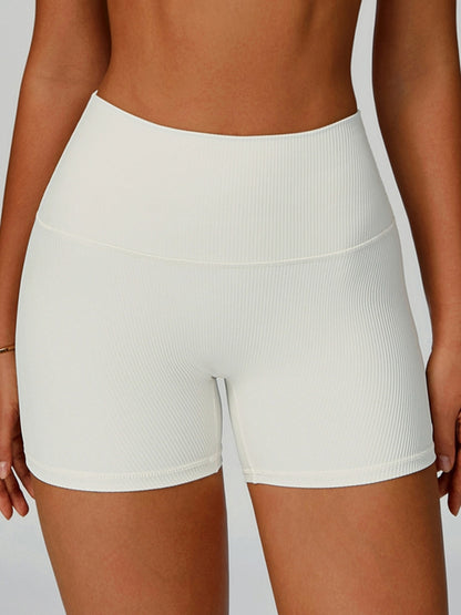 Ribbed High-rise Leggings