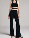 ZASUWA Female Sexy Hollow Out Push-up Flare Tracksuit