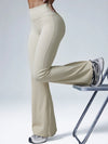 ZASUWA Female Zipper Pocket Flare Leggings