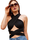 ZASUWA Female Cross Back Bow-knot Sports Bras