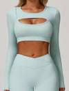 ZASUWA Female Sexy Hollow Out Long Sleeves
