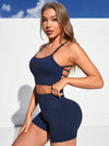 ZASUWA Female Cross Back Short Tracksuit