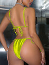 ZASUWA Female Sexy Glossy Starfish Bikini Set