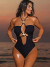 ZASUWA Female Unique Cross Backless One Piece