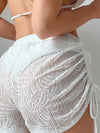 ZASUWA Female Sexy Sheer mesh Cover-up Shorts