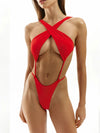 ZASUWA Female Sexy Backless Beach One Piece