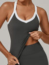 ZASUWA Female Contrast Color Stripe Tank