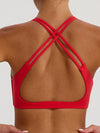 ZASUWA Female Contrast Color Stripes Sports Bras