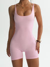 ZASUWA Female Cross Back Scrunch Bum Short Romper