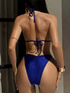 ZASUWA Female Hollow Out Beach Bikini Set