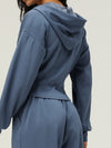 ZASUWA Female Zipper Pocket With Hat Jacket