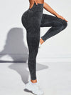 ZASUWA Female Tie Dye High-rise Leggings