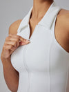 ZASUWA Female Zipper Lapel Tank