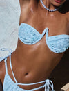 ZASUWA Female Sexy Bead Beach Bikini Set