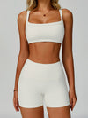 ZASUWA Female Ribbed 3-Pieces Short Traksuit