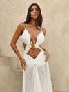 ZASUWA Female Sexy Mesh Without Bikini Set Cover Up Dress