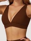 ZASUWA Female Backless V Collar Sports Bras