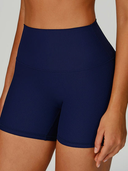 Ribbed High-rise Leggings