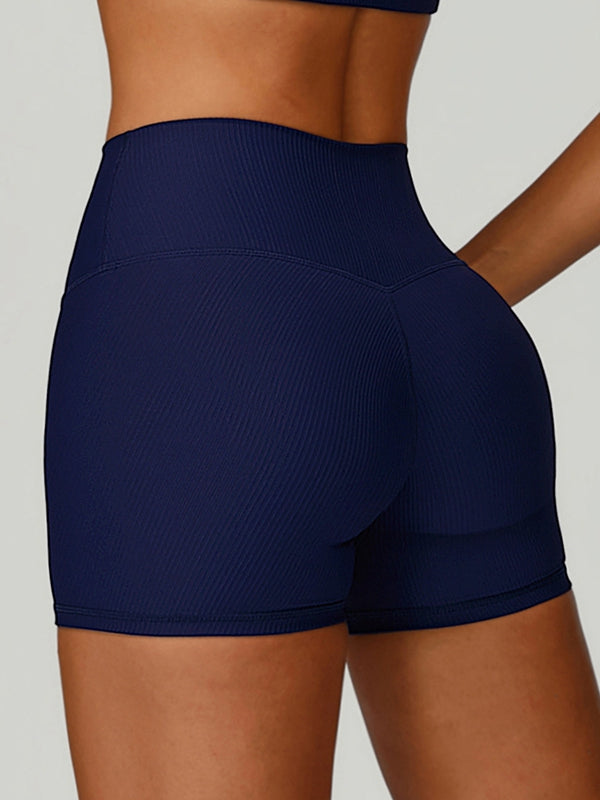 Ribbed High-rise Leggings
