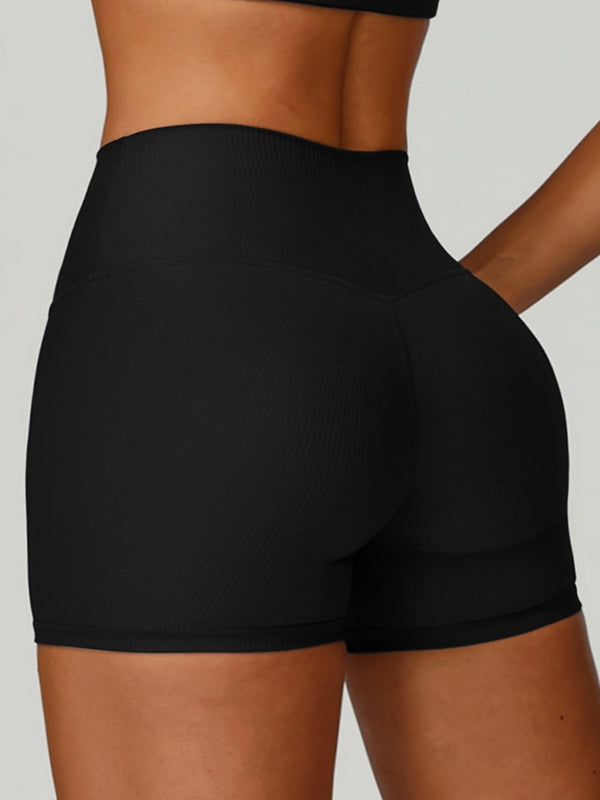Ribbed High-rise Leggings