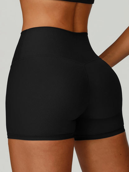Ribbed High-rise Leggings
