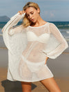 ZASUWA Female Sexy Fishnet Without Bikini Set Swimwear Cover Dress