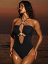 ZASUWA Female Unique Cross Backless One Piece