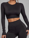 ZASUWA Female Cross Back Backless Long Sleeves