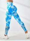 ZASUWA Female Hot Tie-dye Fishnet Hot Booty Leggings