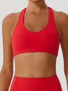 ZASUWA Female Contrast Color Stripes Sports Bras